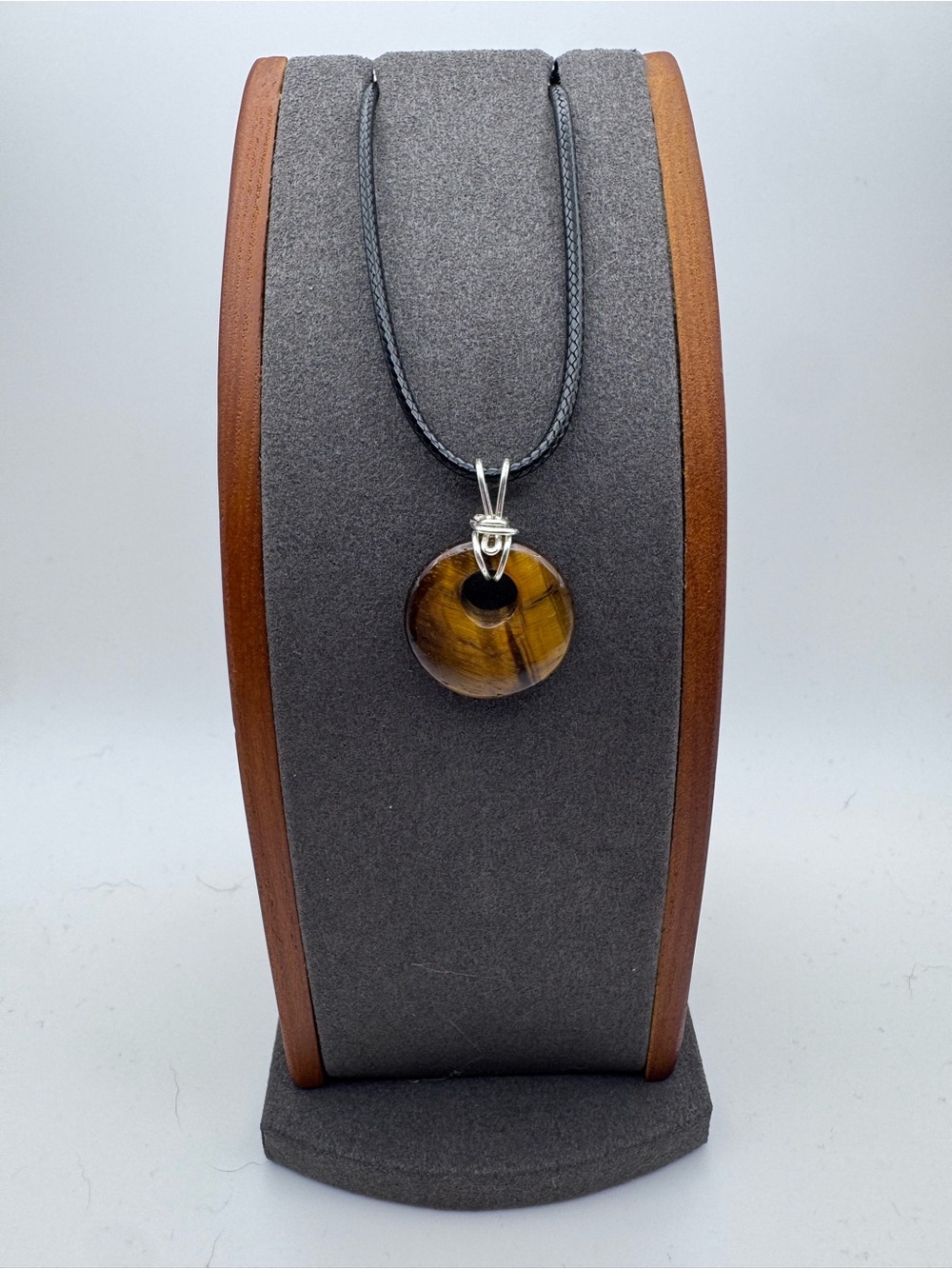 Handcrafted Tiger Eye Pendant Necklace